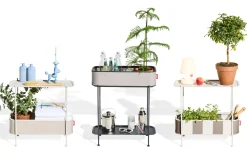 Fatboy Adoreganizer Table d’appoint multifonctionnelle, beige, 65.5x29x76.5 cm