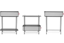 Fatboy Adoreganizer Table d’appoint multifonctionnelle, gris, 65.5x29x76.5 cm