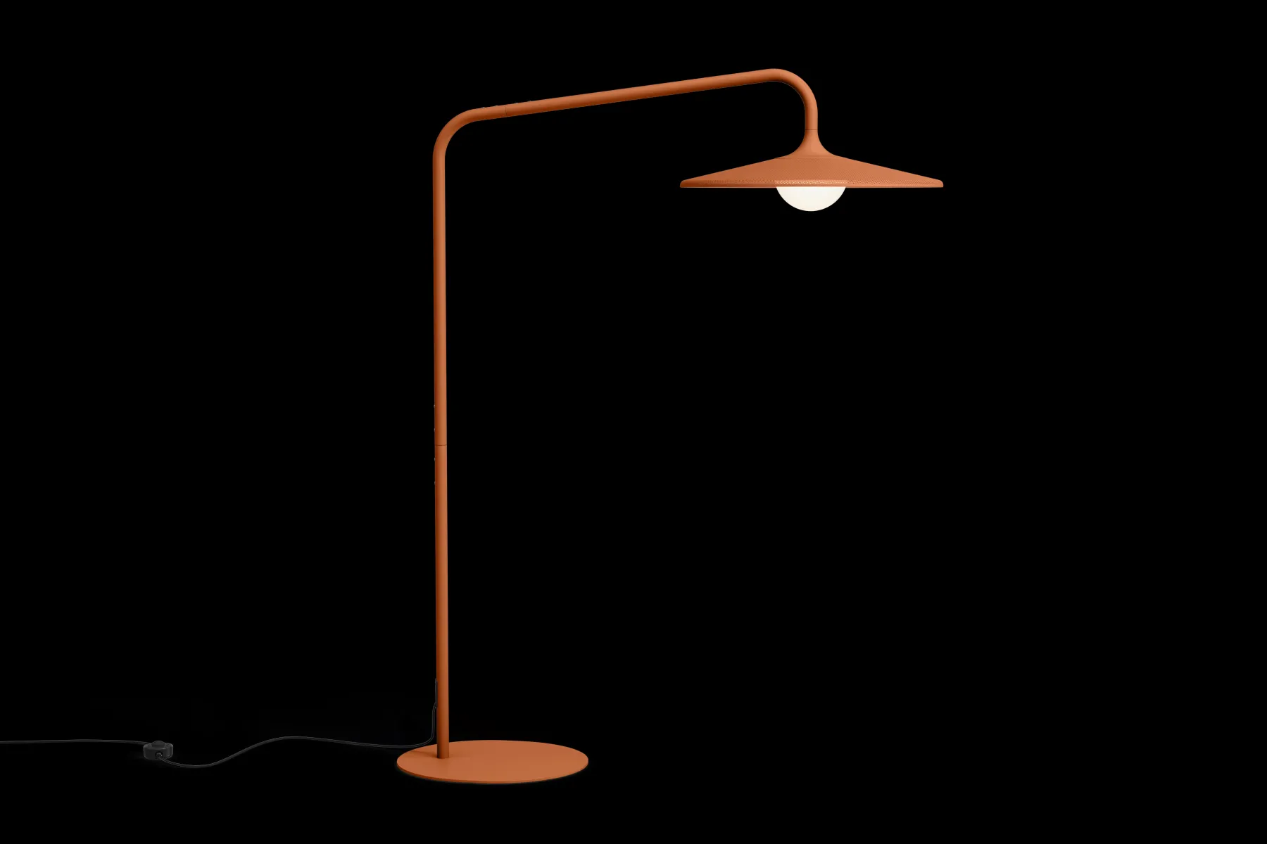 Fatboy Archigrande Lampe sur pied d’extérieur, rouge, 180x84x233 cm