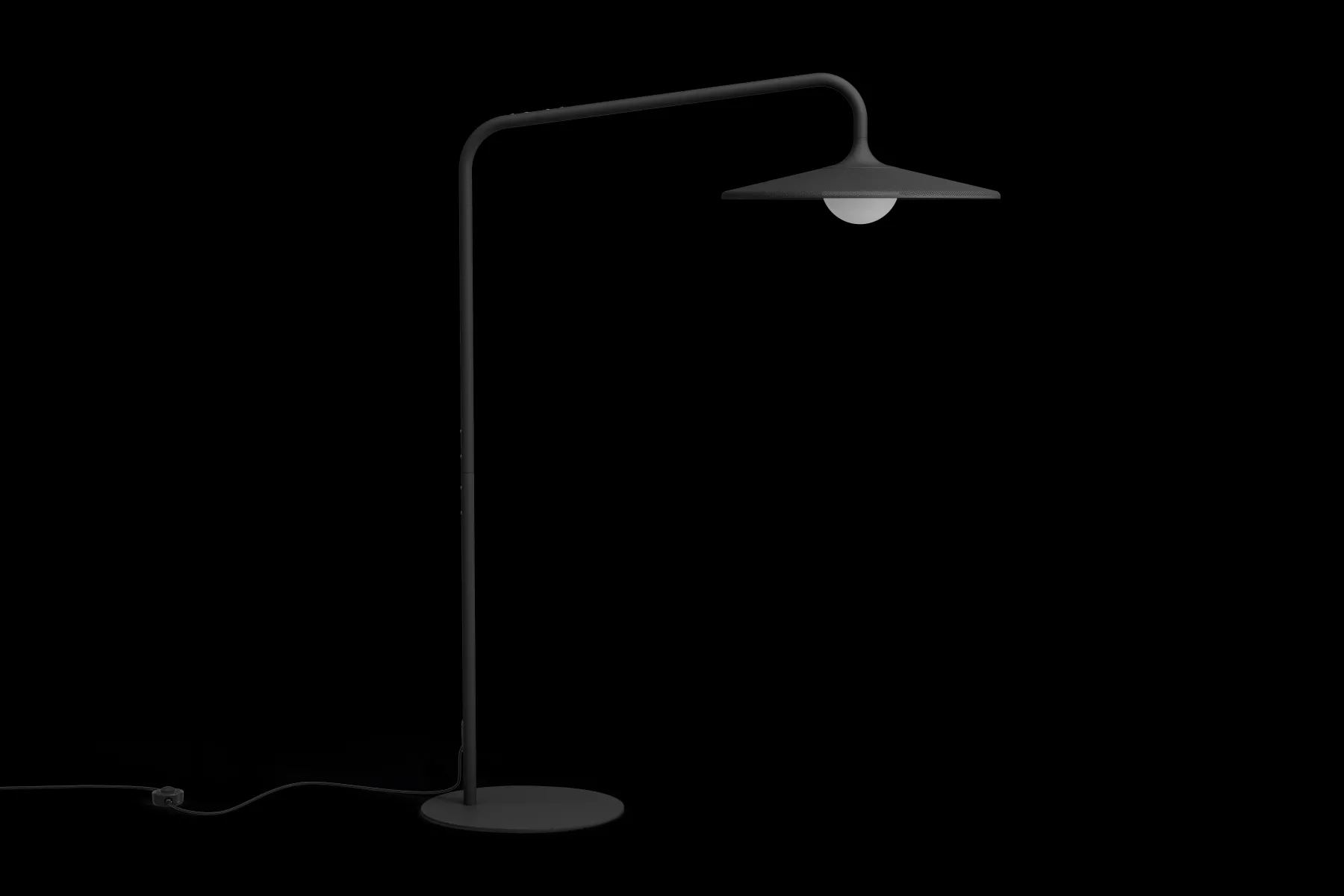 Fatboy Archigrande Lampe sur pied d’extérieur, black, 180x84x233 cm