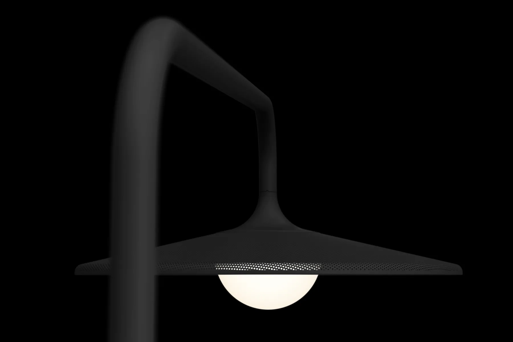 Fatboy Archigrande Lampe sur pied d’extérieur, black, 180x84x233 cm