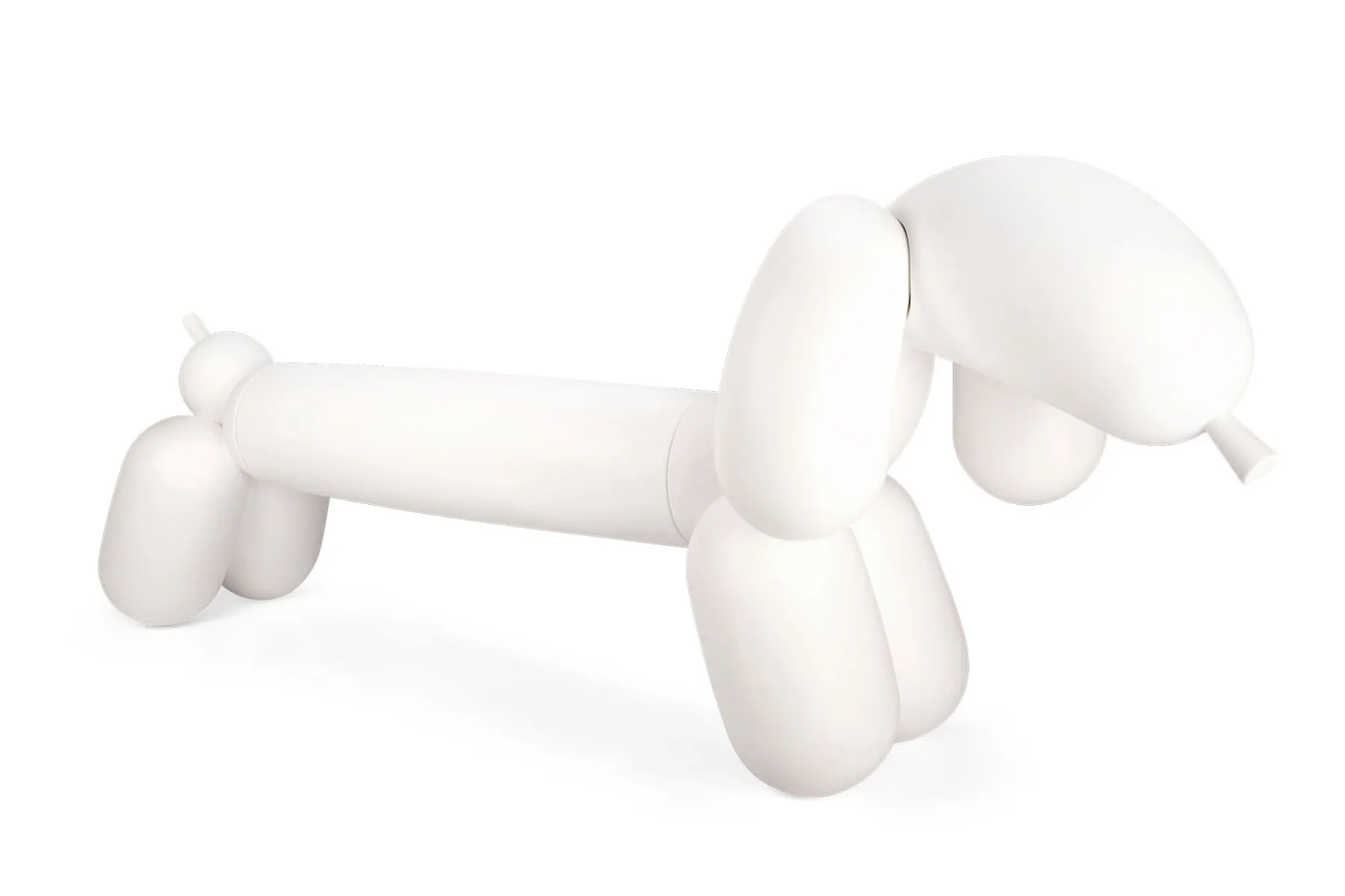 Fatboy Attackle! Petit banc de jardin, blanc, 195x55x77.5 cm