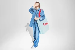 Fatboy Baggy-Bag Sac en coton, bleu, 61x55 cm
