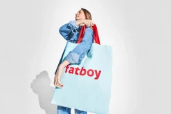 Fatboy Baggy-Bag Sac en coton, bleu, 61x55 cm
