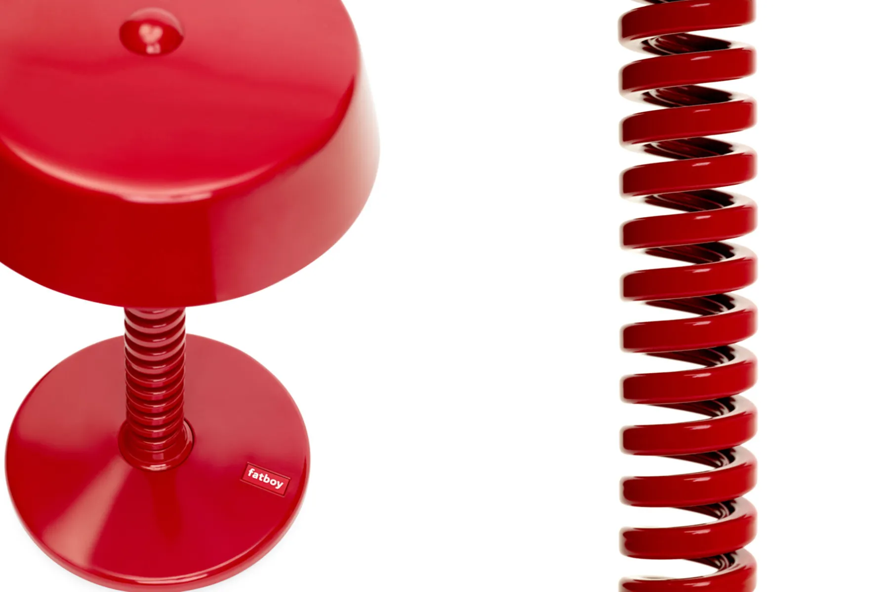 Fatboy Bellboy Lampe de table sans fil, rouge, 18x18x30 cm