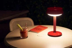 Fatboy Bellboy Lampe de table sans fil, rouge, 18x18x30 cm