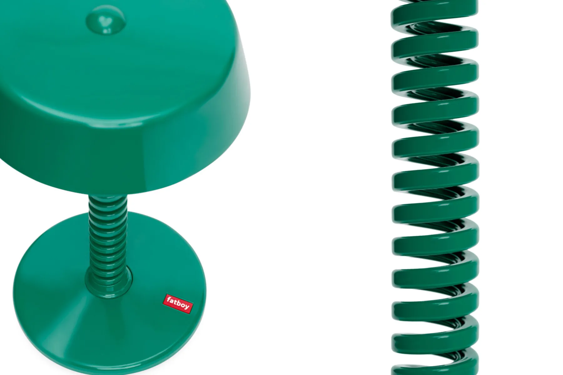 Fatboy Bellboy Lampe de table sans fil, vert, 18x18x30 cm