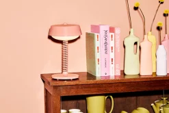 Fatboy Bellboy Lampe de table sans fil, rose, 18x18x30 cm