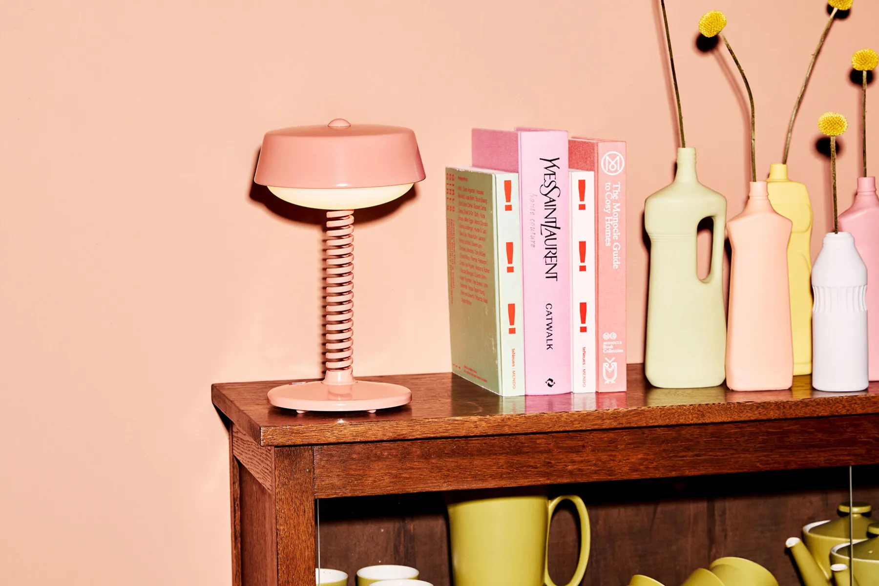 Fatboy Bellboy Lampe de table sans fil, rose, 18x18x30 cm