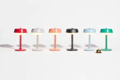 Fatboy Bellboy Lampe de table sans fil, bleu, 18x18x30 cm