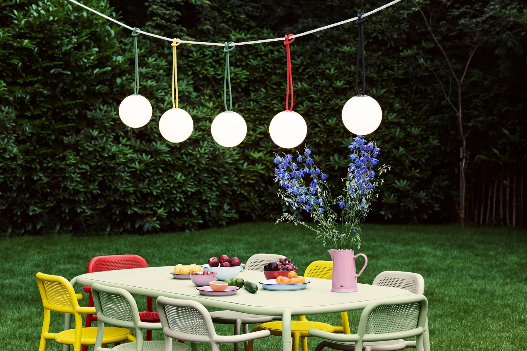 Fatboy Bolleke Lampe rechargeable, bleu, 20x20x20 cm