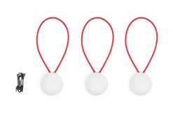 Fatboy Bolleke Mini set (3 pcs) Petites lampes rechargeables, rouge, 12x12 cm