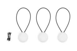 Fatboy Bolleke Mini set (3 pcs) Petites lampes rechargeables, black, 12x12 cm