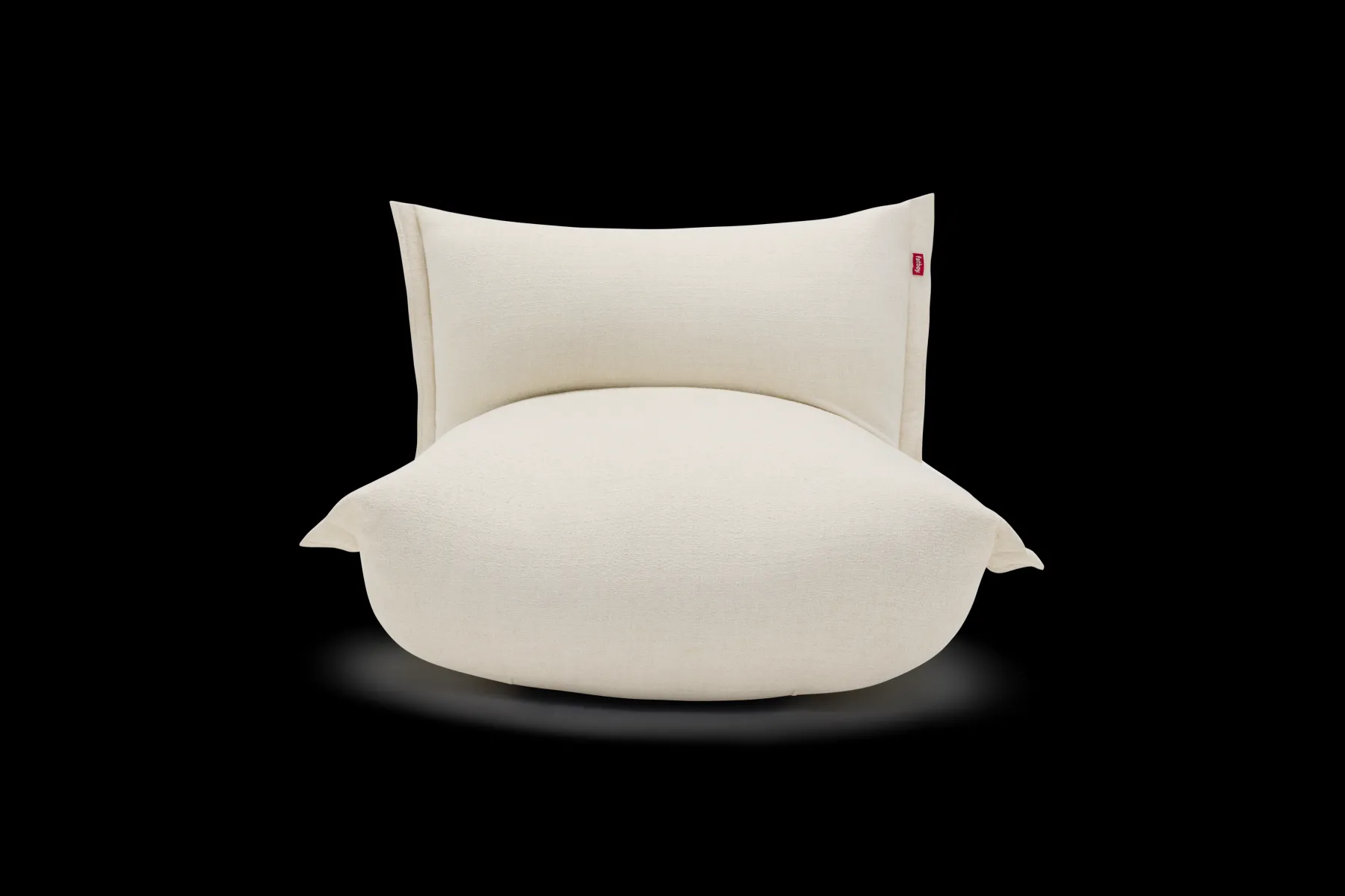 Fatboy BonBaron Slim Boucle Fauteuil lounge, beige, 102x85x75 cm