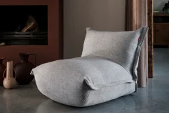 Fatboy BonBaron Slim Boucle Fauteuil lounge, gris, 102x85x75 cm