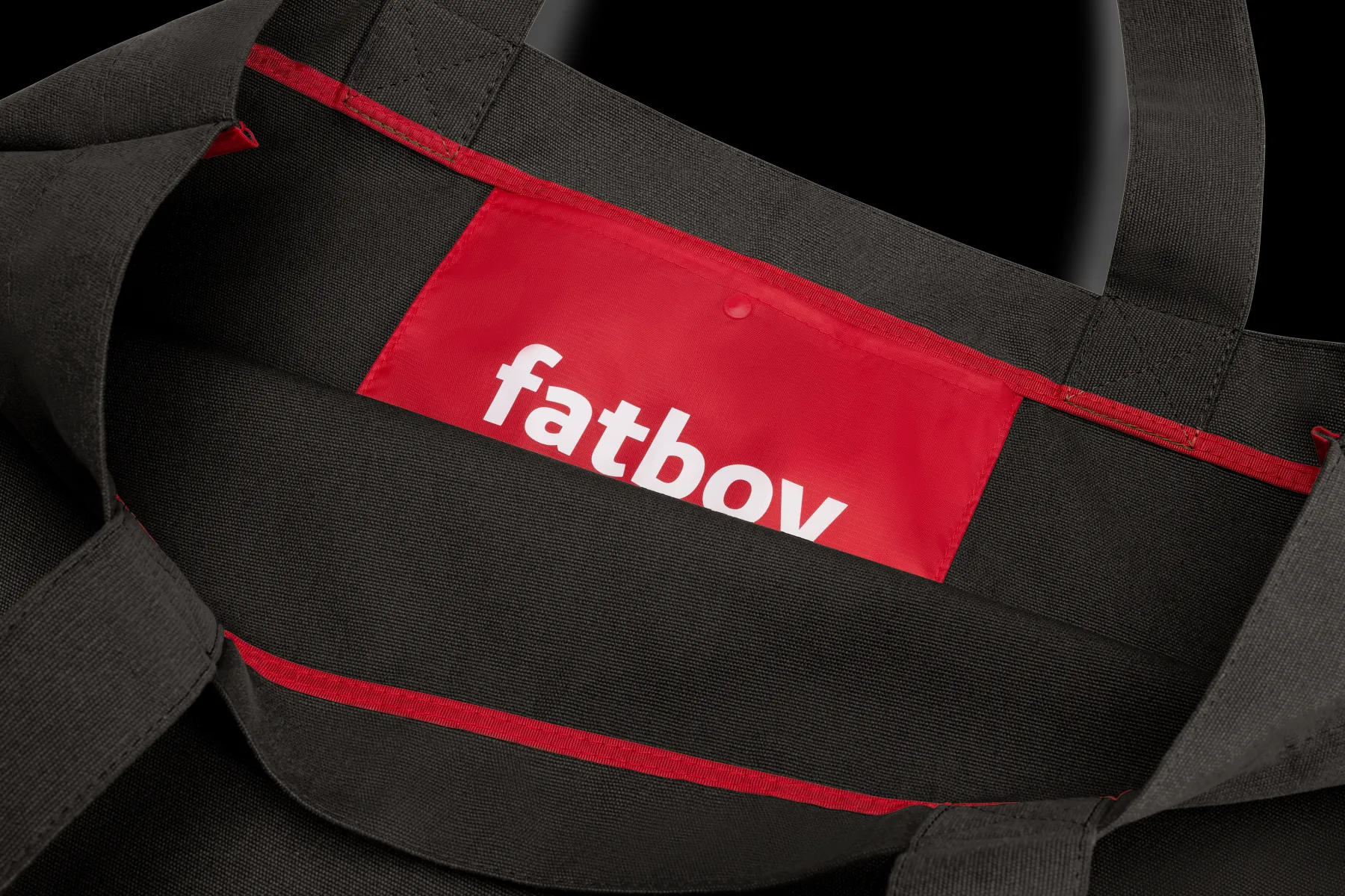 Fatboy Carry-All-Bag Canvas Sac en toile, gris, 61x55 cm