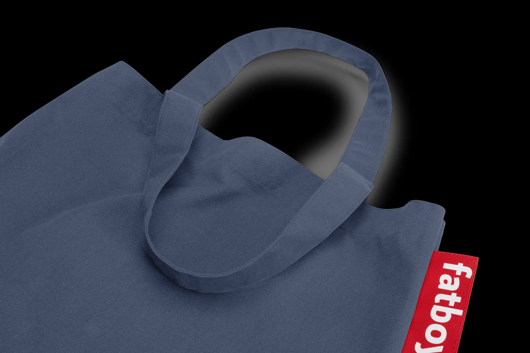 Fatboy Carry-All-Bag Canvas Sac en toile, bleu, 61x55 cm