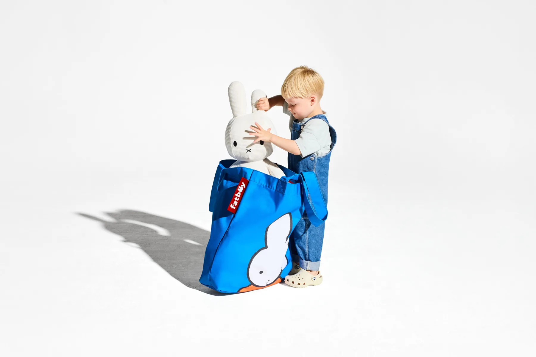 Fatboy Carry-All-Bag x Miffy Sac Miffy, bleu, 57.5x55 cm