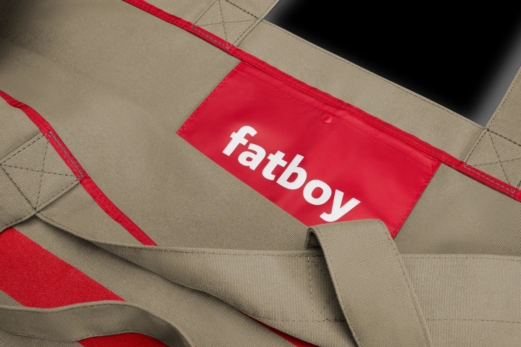 Fatboy Carry-Too-Much-Bag Canvas Grand sac en toile, gris, 70x50 cm