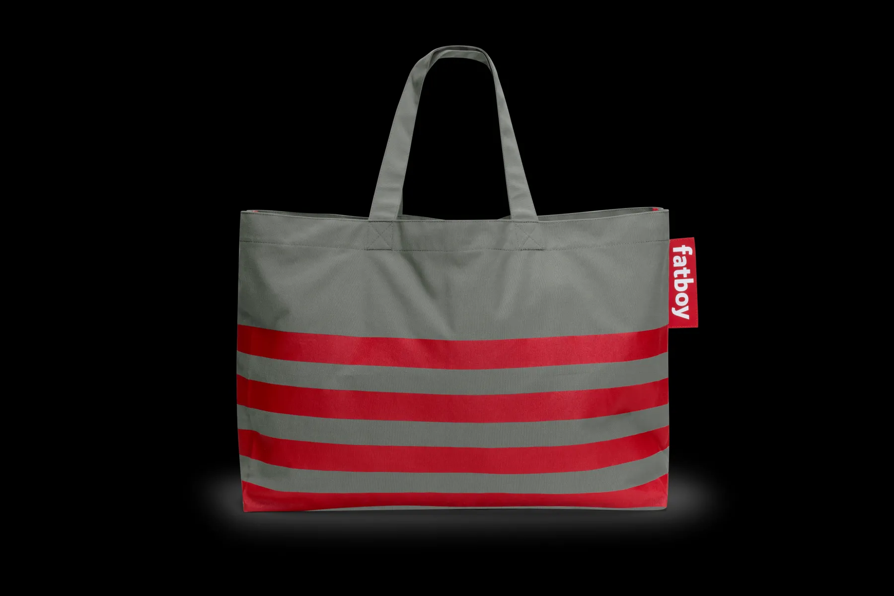 Fatboy Carry-Too-Much-Bag Canvas Grand sac en toile, gris, 70x50 cm