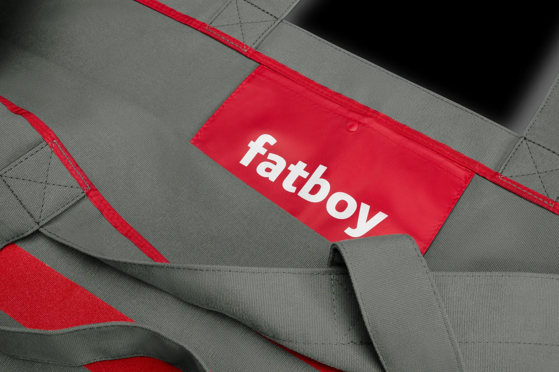 Fatboy Carry-Too-Much-Bag Canvas Grand sac en toile, gris, 70x50 cm