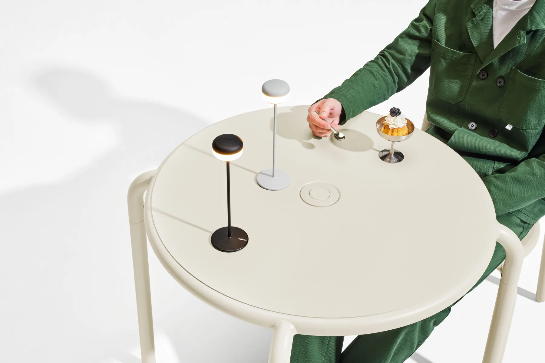 Fatboy Cheerio Lampe de table sans fil, 8x8x25.8 cm