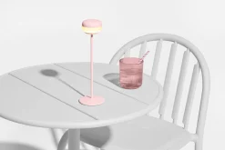 Fatboy Cheerio Lampe de table sans fil, rose, 8x8x25.8 cm