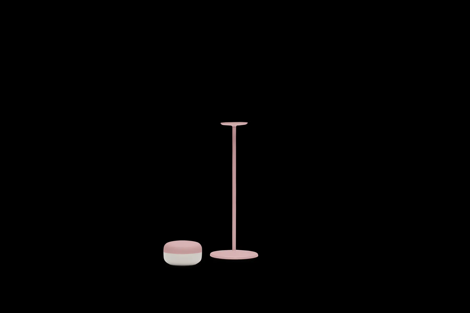 Fatboy Cheerio Lampe de table sans fil, rose, 8x8x25.8 cm