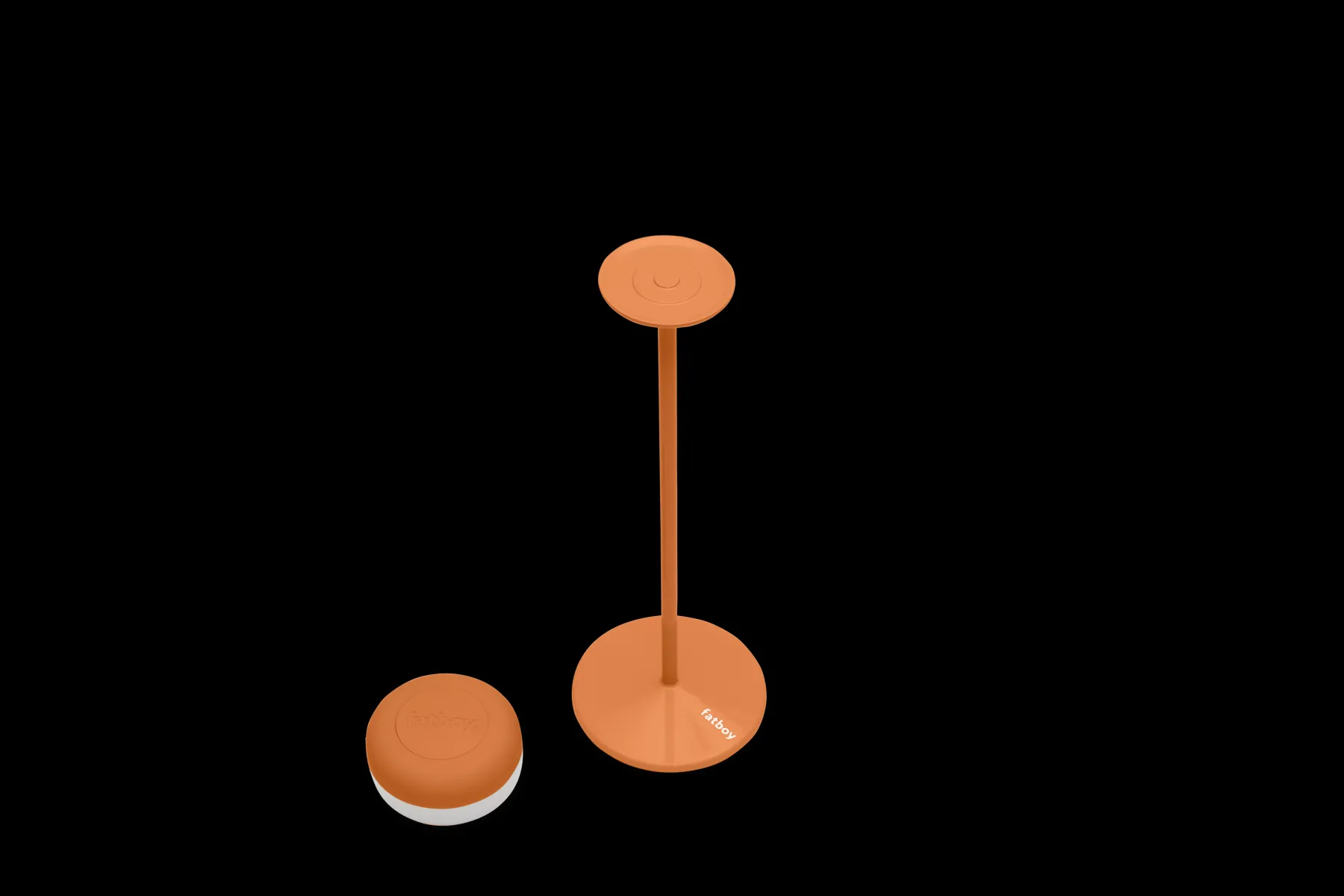 Fatboy Cheerio Lampe de table sans fil, orange, 8x8x25.8 cm
