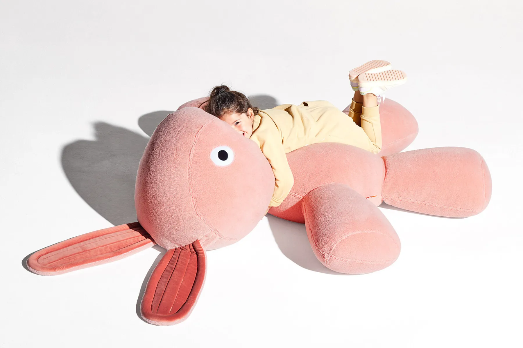 Fatboy Co9 XS Teddy Lapin en peluche, rose, 180x150x50 cm
