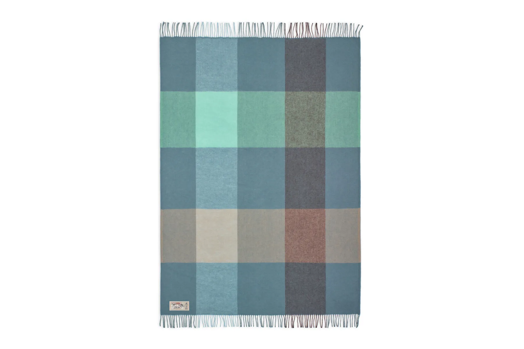 Fatboy Colour Blend Blanket Couverture en laine, bleu, 130x185 cm