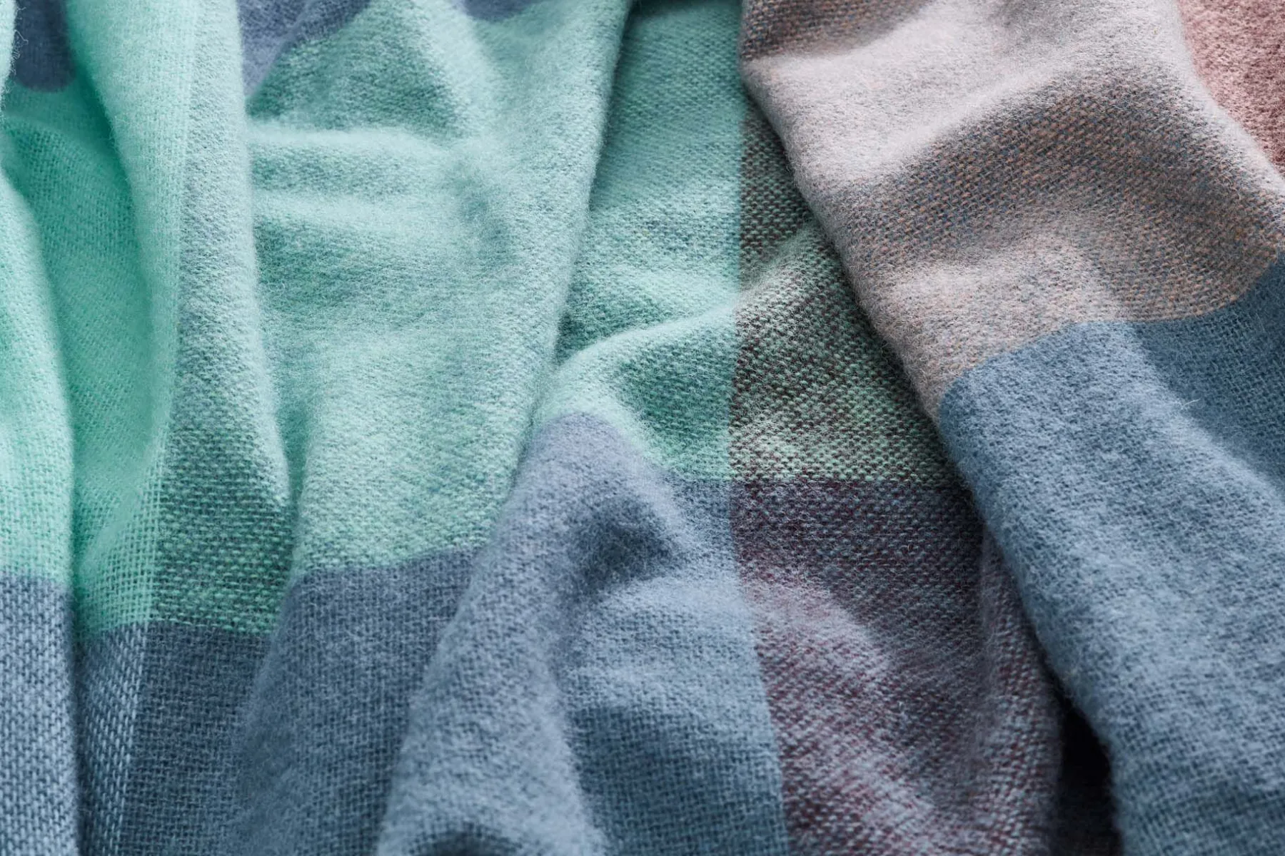 Fatboy Colour Blend Blanket Couverture en laine, bleu, 130x185 cm