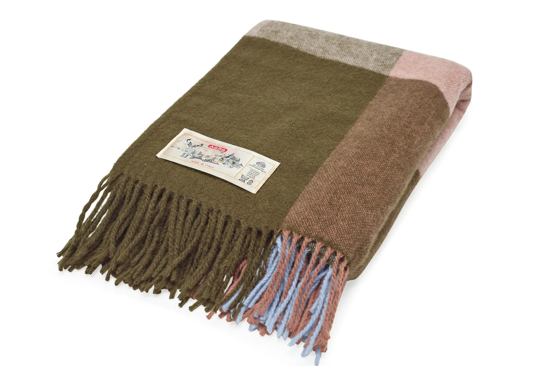Fatboy Colour Blend Blanket Couverture en laine, orange, 130x185 cm
