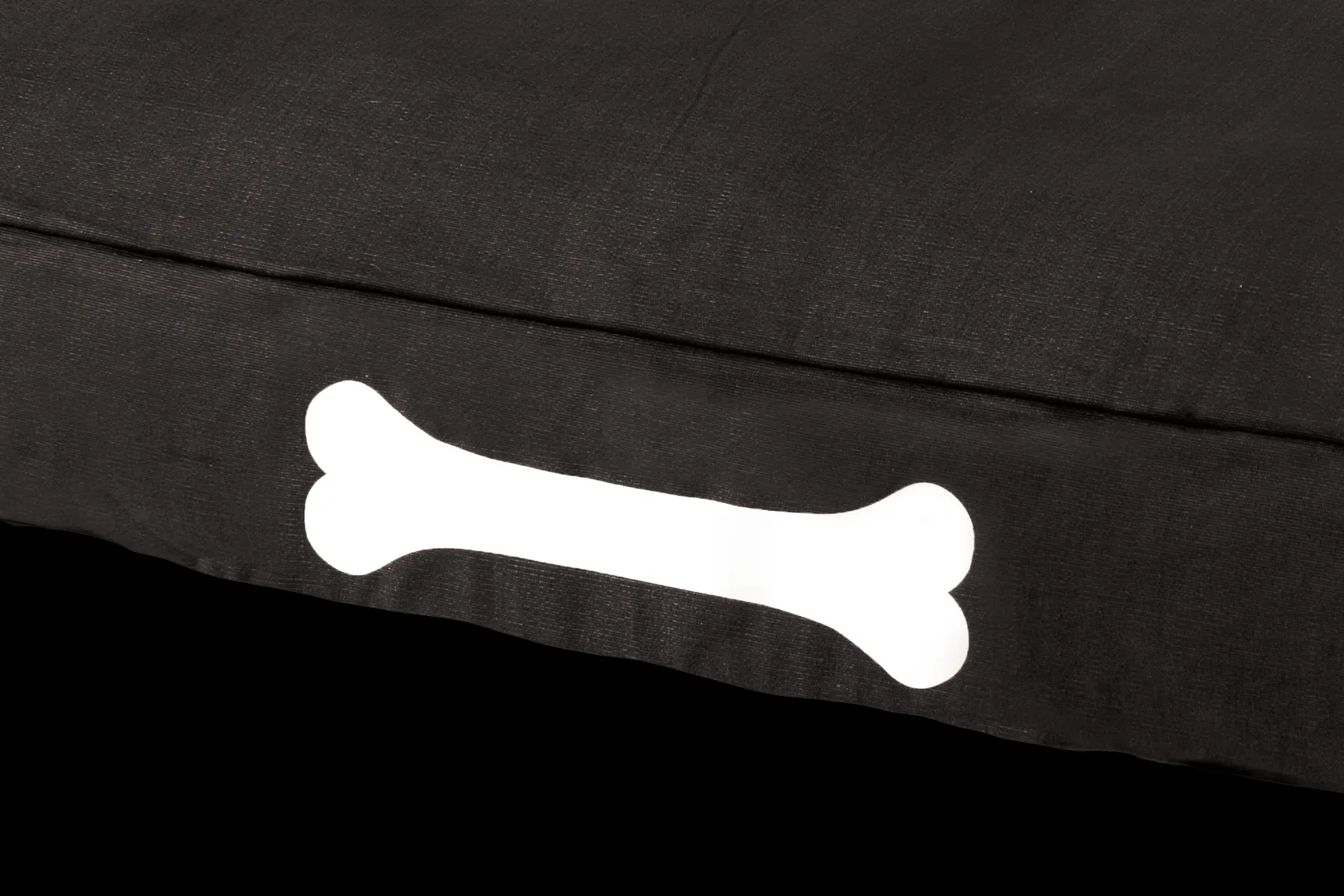 Fatboy Doggielounge L Canvas Grand coussin pour chien, black, 80x120x15 cm