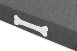 Fatboy Doggielounge Olefin Large Grand coussin pour chien, gris, 120x75x14 cm