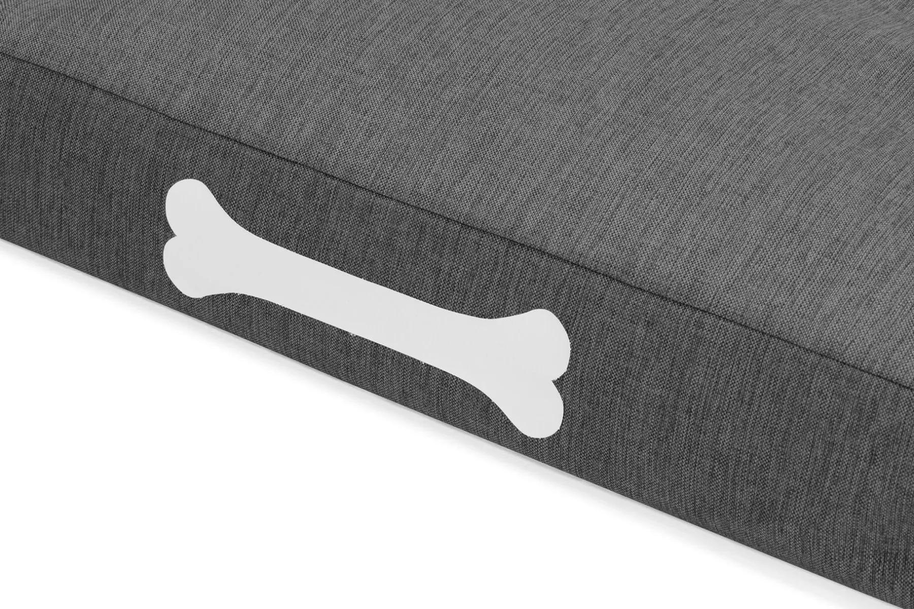 Fatboy Doggielounge Olefin Large Grand coussin pour chien, gris, 120x75x14 cm