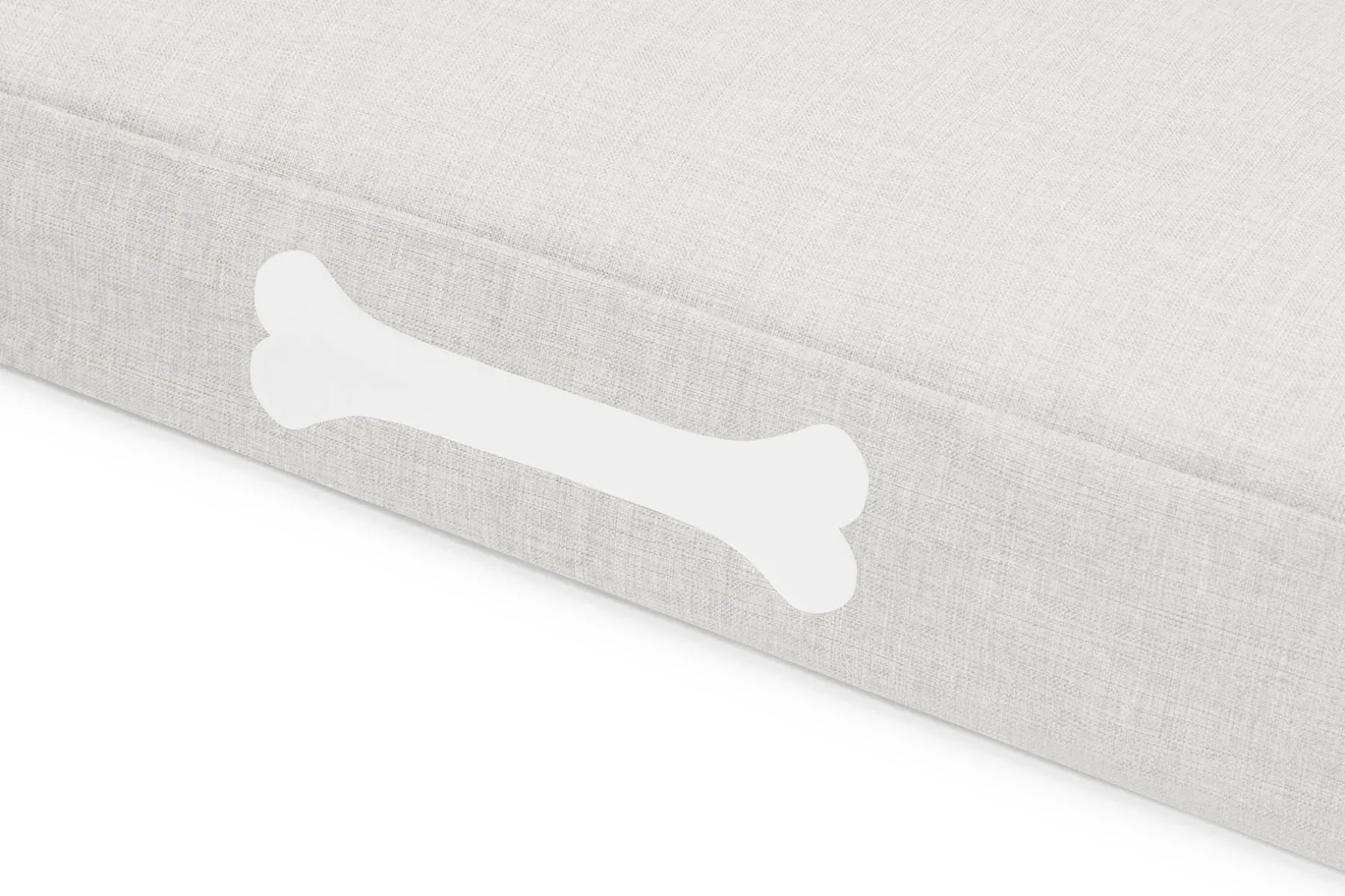 Fatboy Doggielounge Olefin Small Paniers chien, gris, 60x78x14 cm