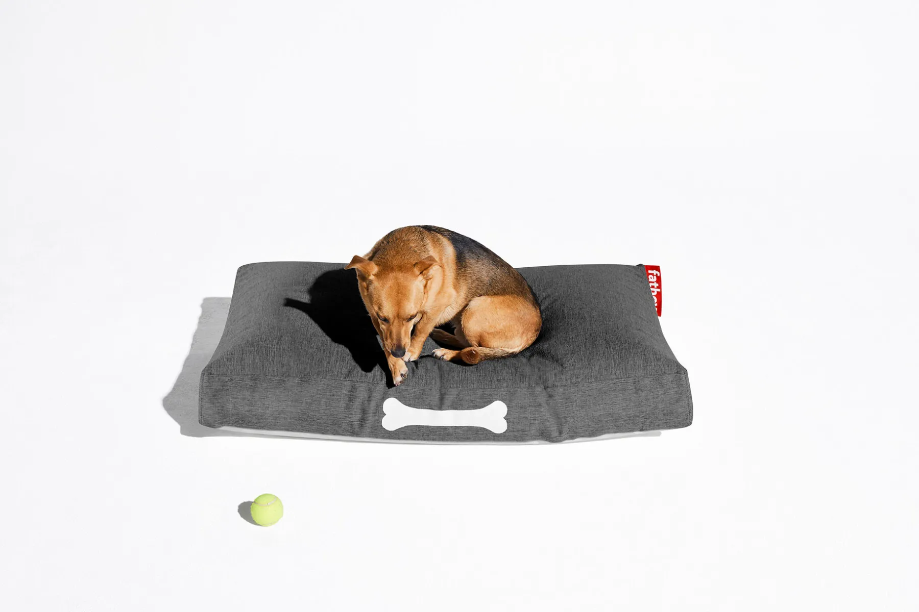 Fatboy Doggielounge Olefin Small Paniers chien, gris, 60x78x14 cm