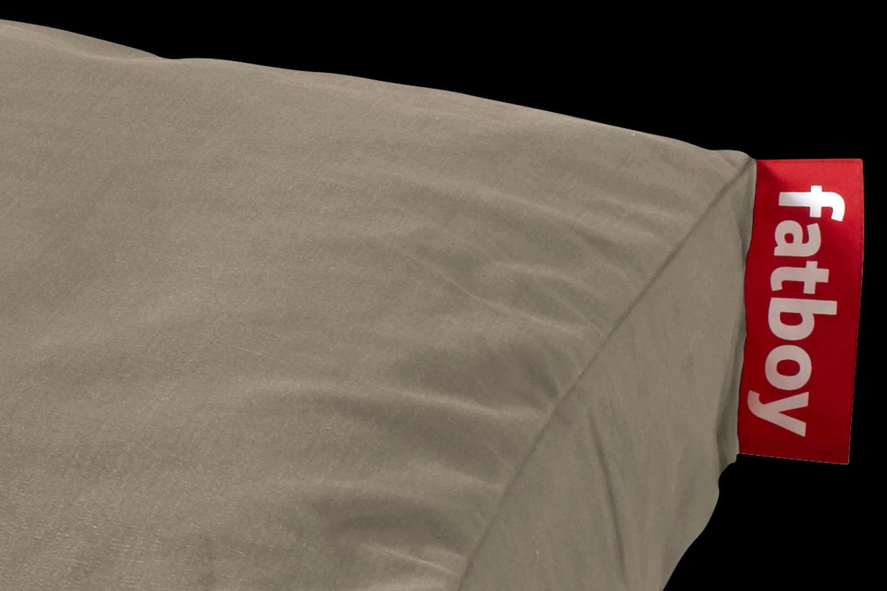 Fatboy Doggielounge S Canvas Petit coussin pour chien, gris, 60x80x15 cm