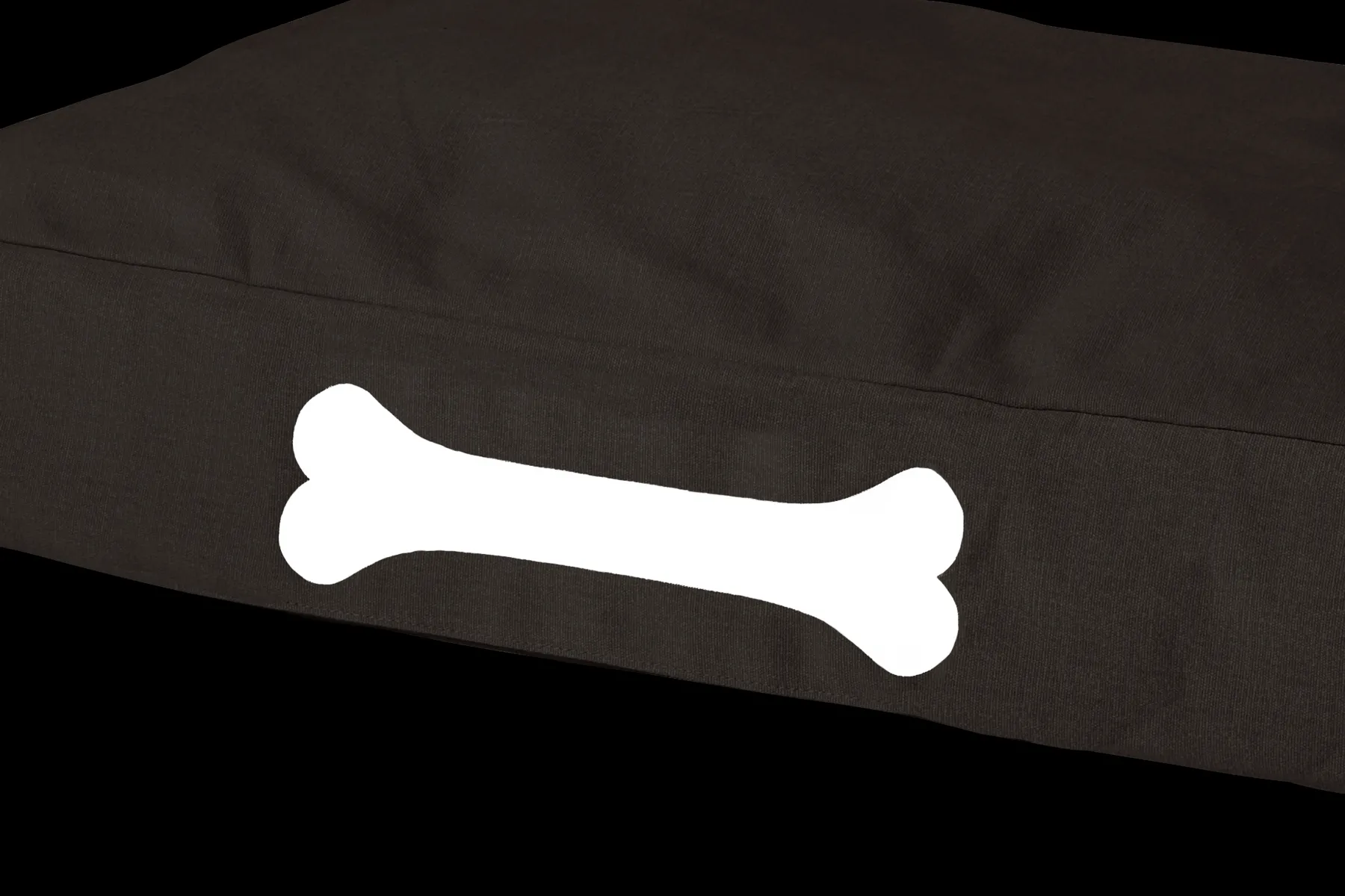 Fatboy Doggielounge S Canvas Petit coussin pour chien, black, 60x80x15 cm
