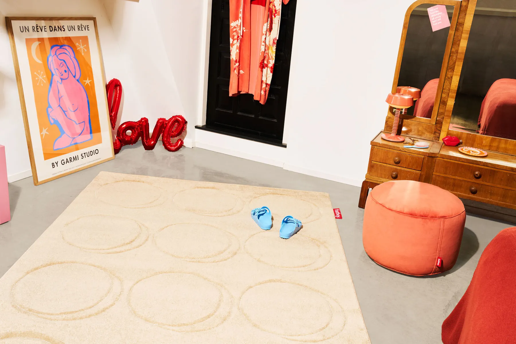 Fatboy Dot Carpet Tapis, beige, 230x160 cm