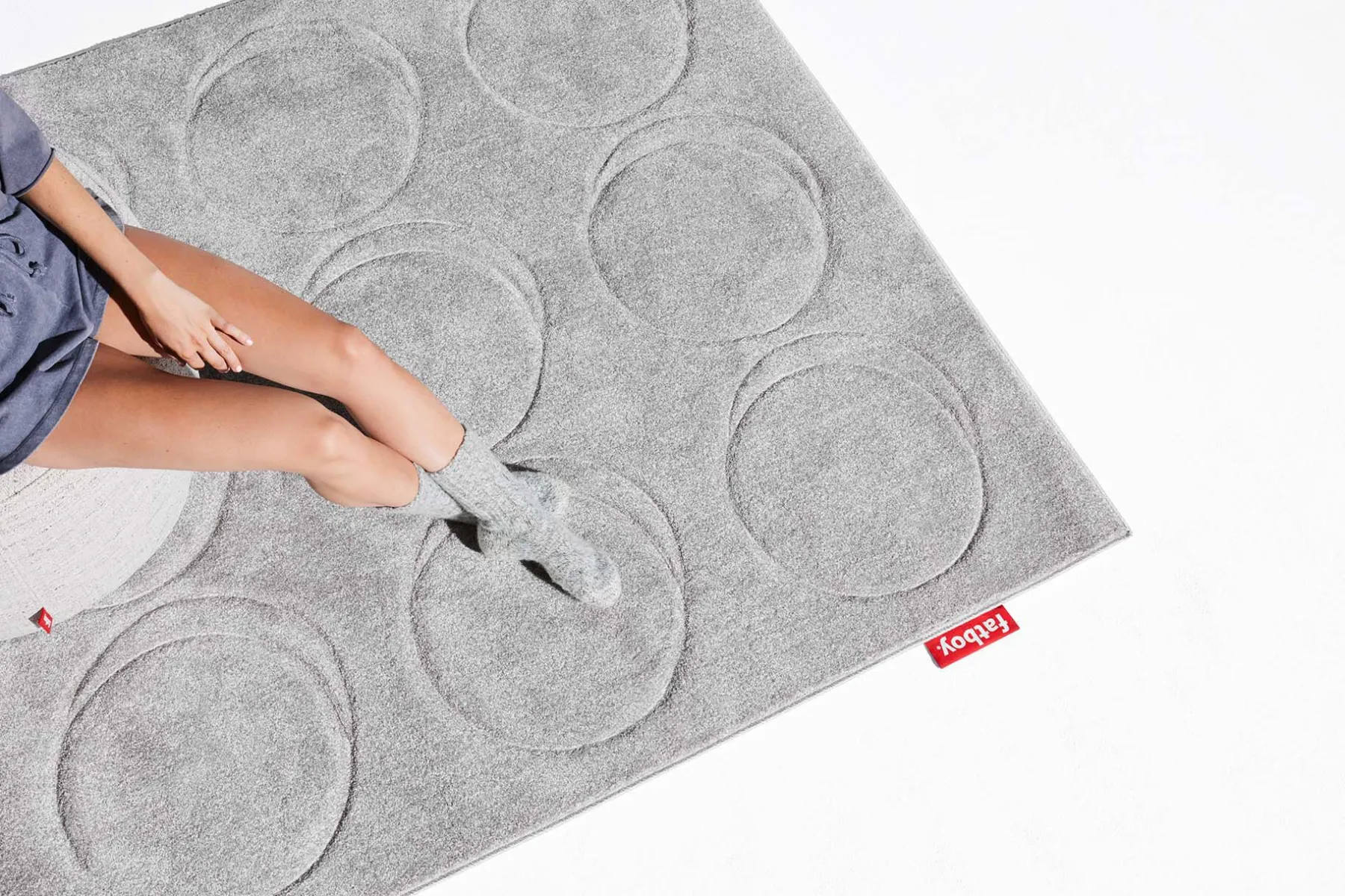 Fatboy Dot Carpet Tapis, gris, 230x160 cm