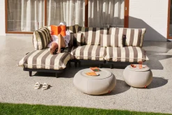 Fatboy Dumpty Outdoor Tables basses d'extérieur, gris, 78x78x21 cm