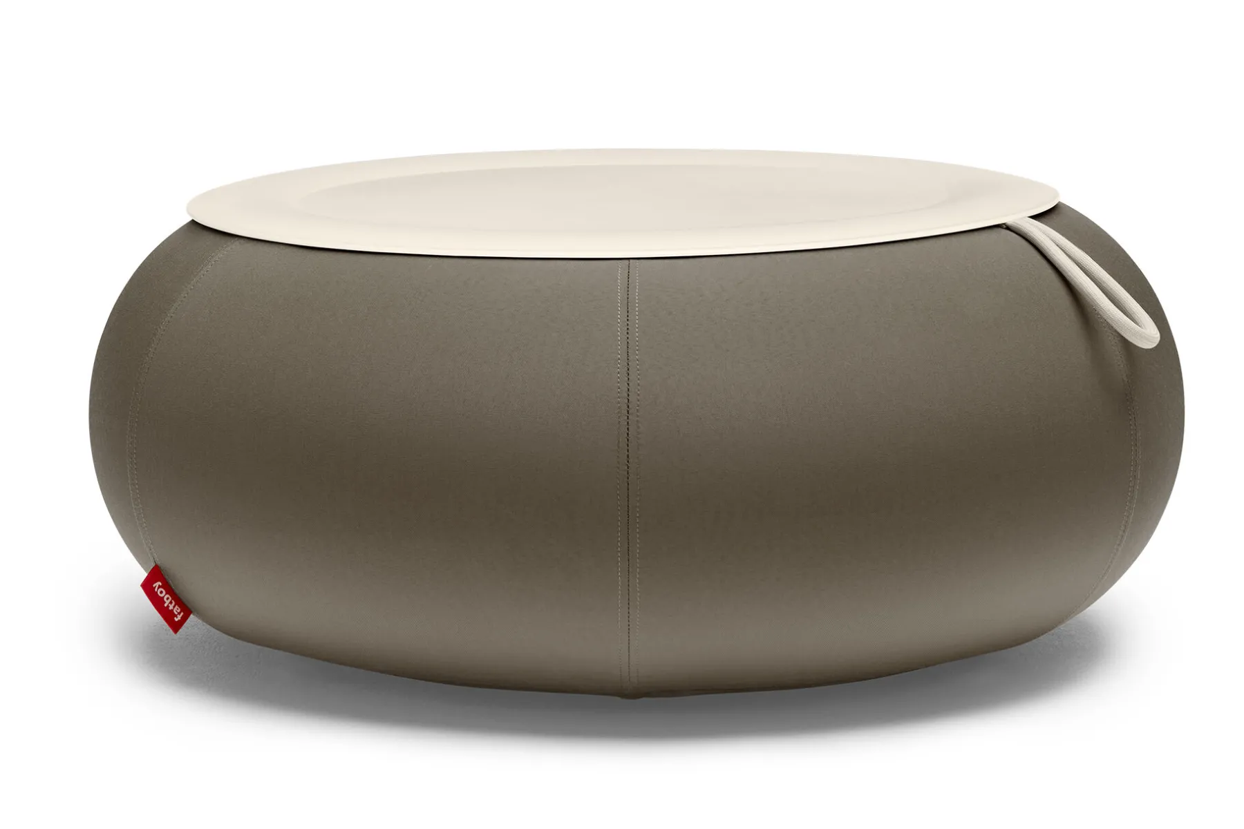 Fatboy Dumpty Outdoor Tables basses d'extérieur, gris, 78x78x21 cm