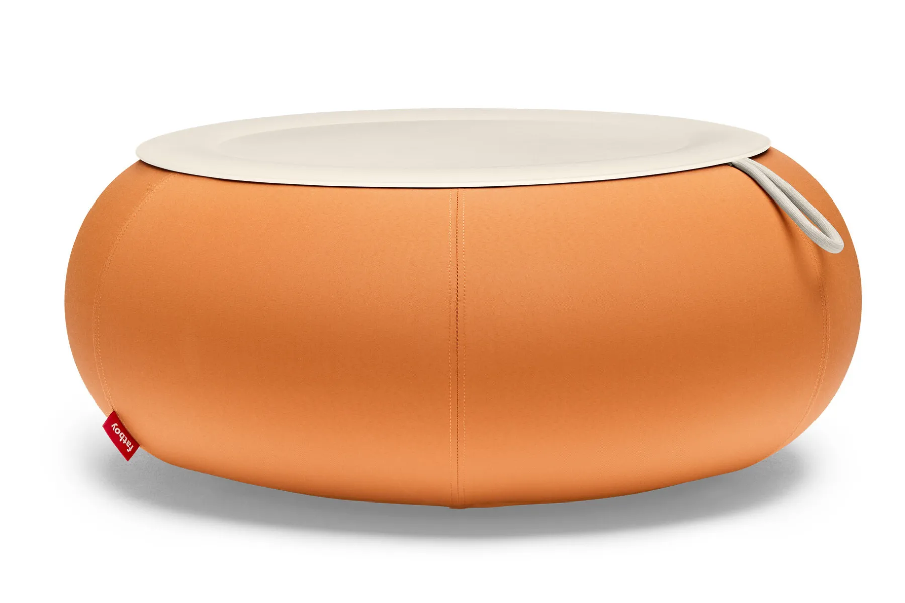 Fatboy Dumpty Outdoor Tables basses d'extérieur, orange, 78x78x21 cm