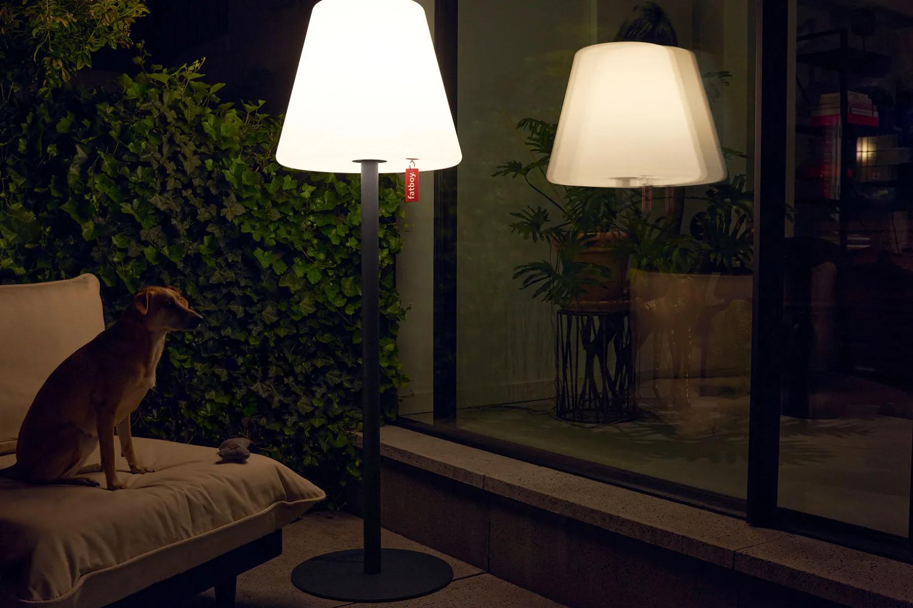 Fatboy Edison the Giant Grande lampe sur pied, blanc, 58x58x182 cm