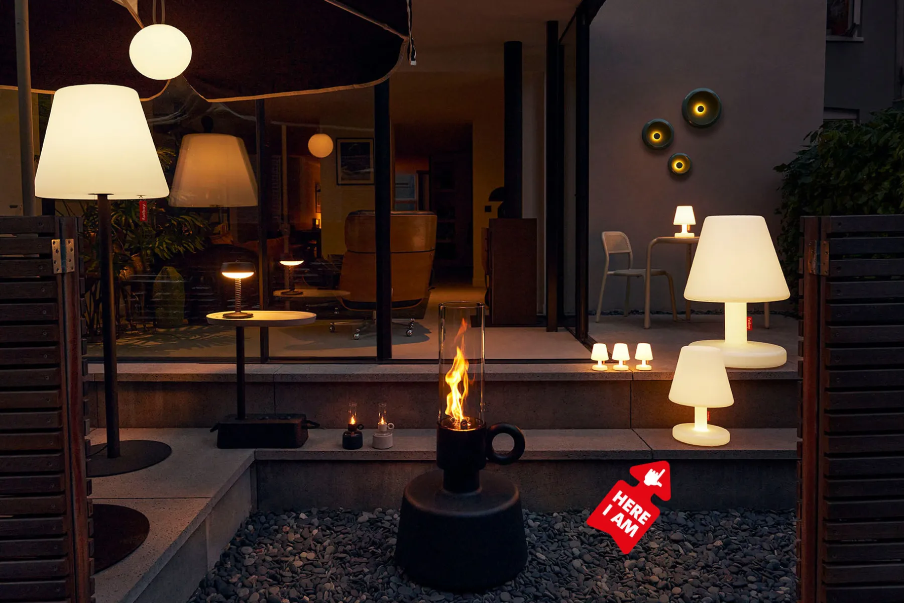 Fatboy Edison the Medium connect Une lampe iconique sur pied ou de table pour apporter une ambiance supplémentaire à vos espaces intérieurs et extérieurs., 32x51 cm