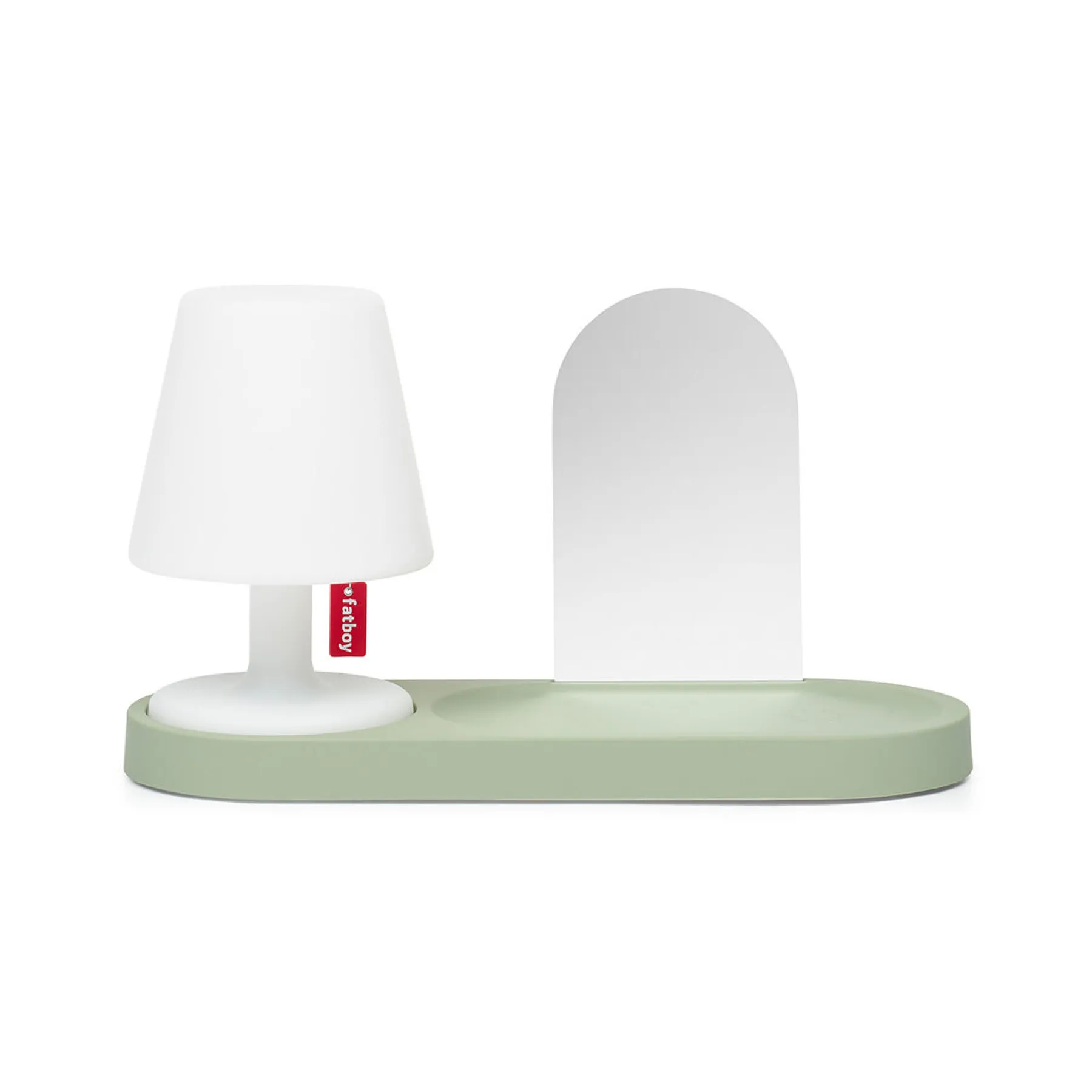Fatboy Edison the Petit + Residence Étagère murale avec Edison the Petit, vert,cm