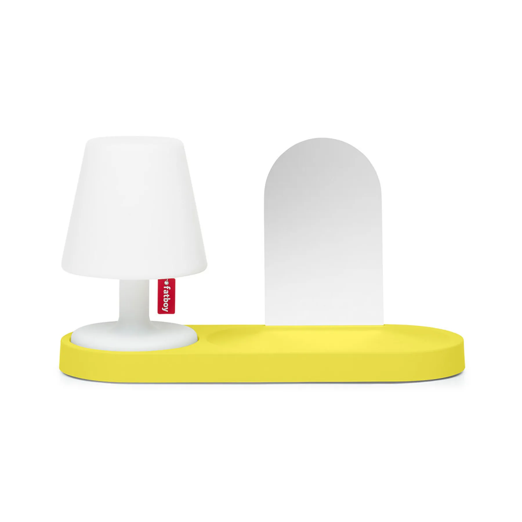 Fatboy Edison the Petit + Residence Étagère murale avec Edison the Petit, jaune,cm