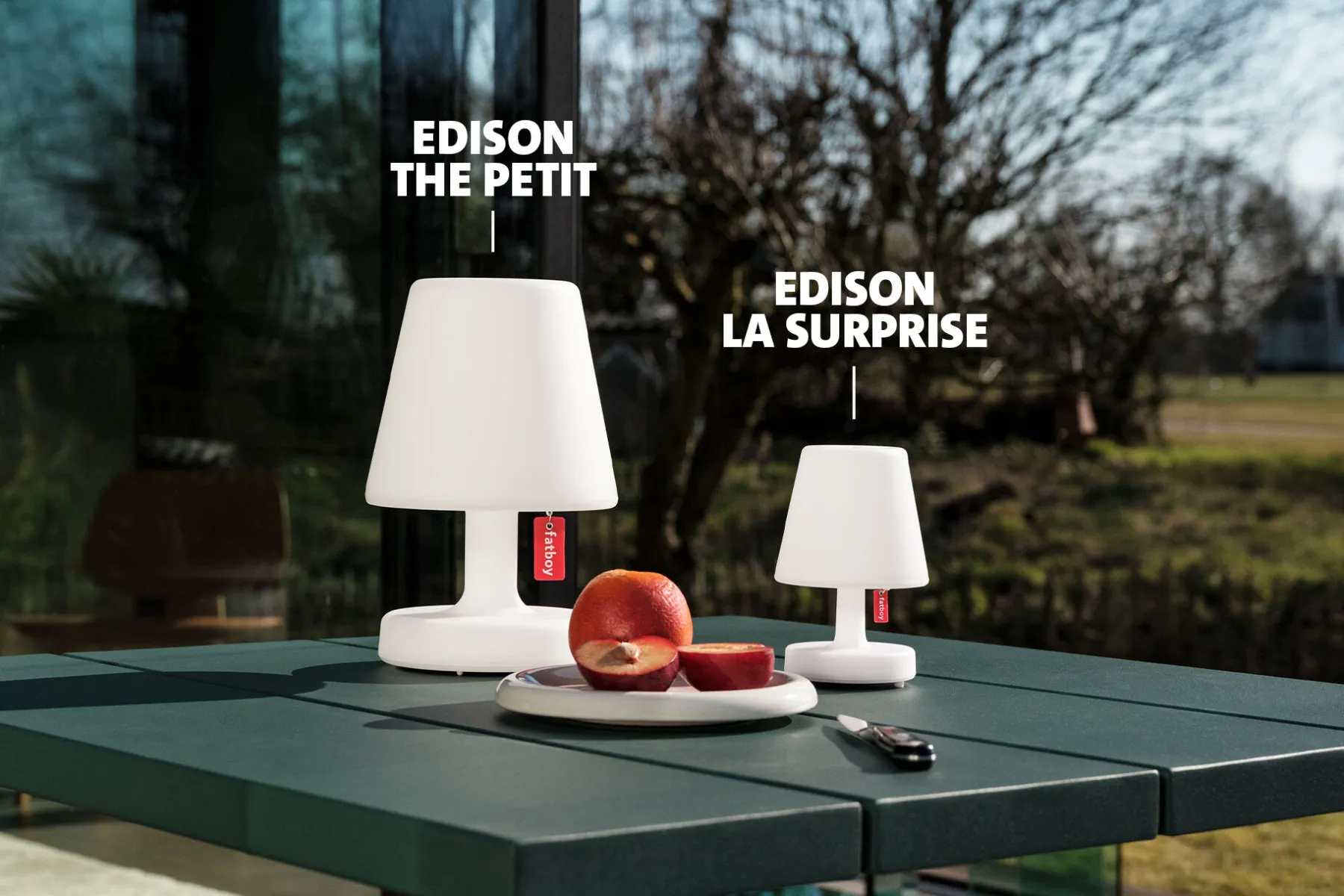 Fatboy Edison the Petit Lampe de table rechargeable, 16x16x25 cm